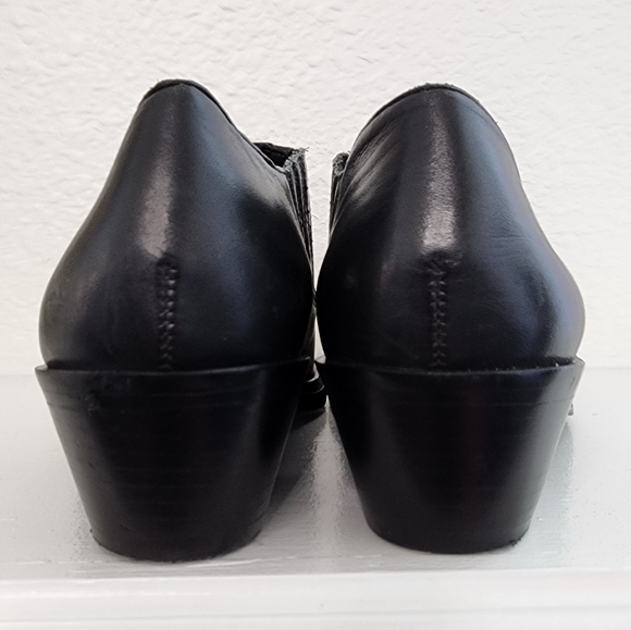 Gianni Bini "Let's Dance" black ankle western bootie shoe - Picture 5 of 6